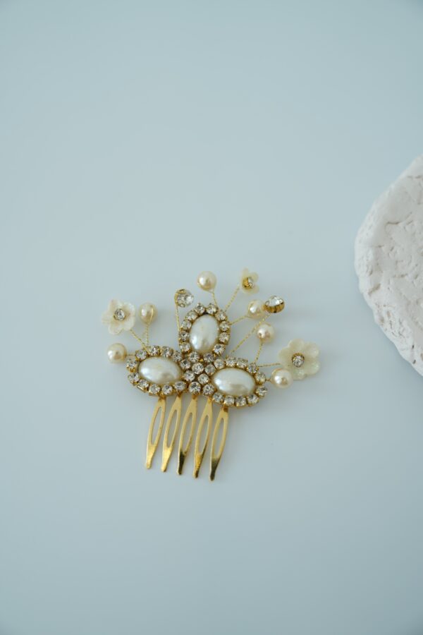Selene Vintage Gold Gelin Saç Aksesuarı