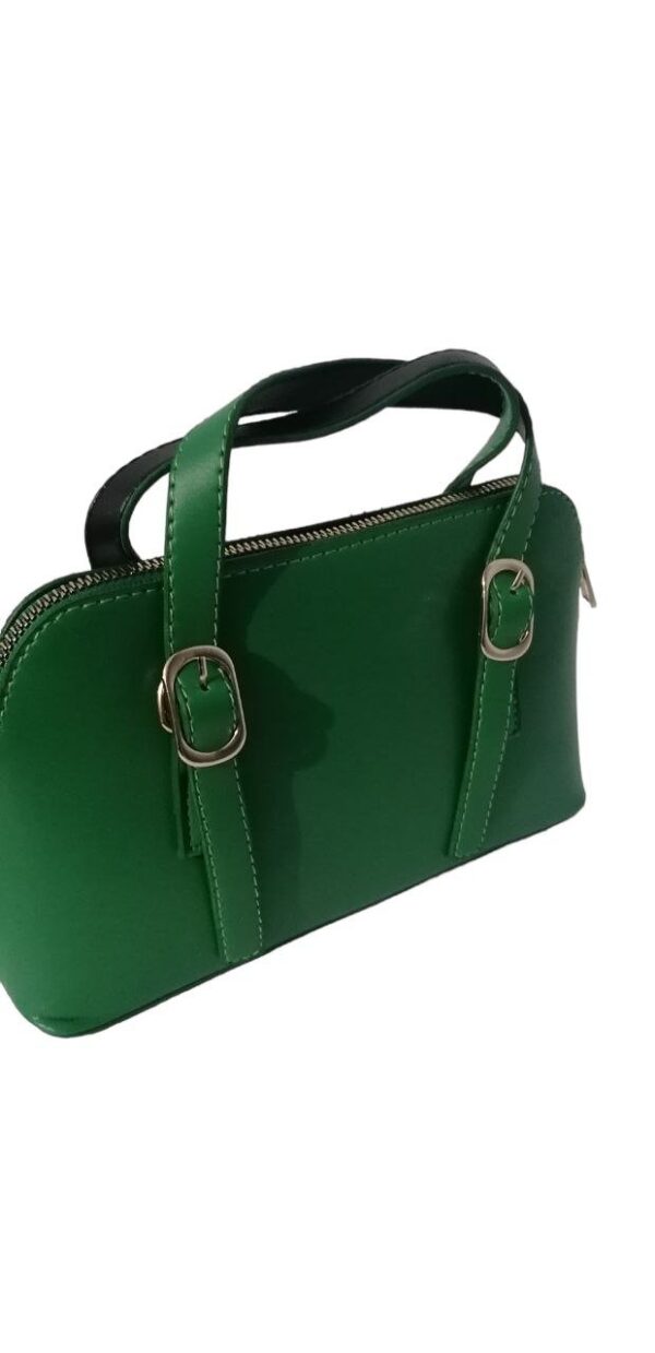 Deri Görünümlü Çapraz Omuz Çanta