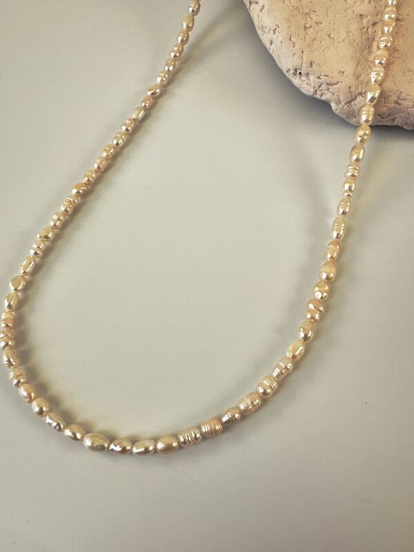 Gerçek Tatlı Su İncili Erkek İnci Kolye