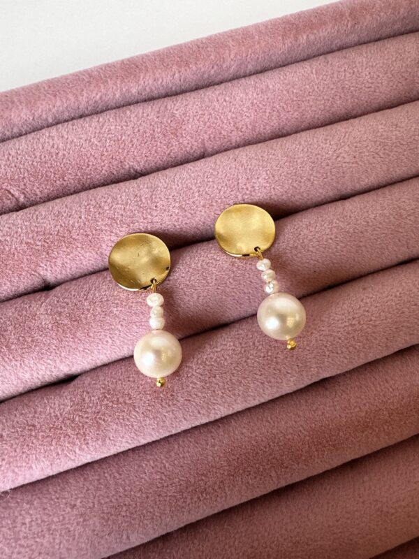 Vip Tasarım Gerçek İnci Küpe