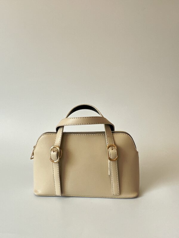 Deri Görünümlü Çapraz Omuz Çanta