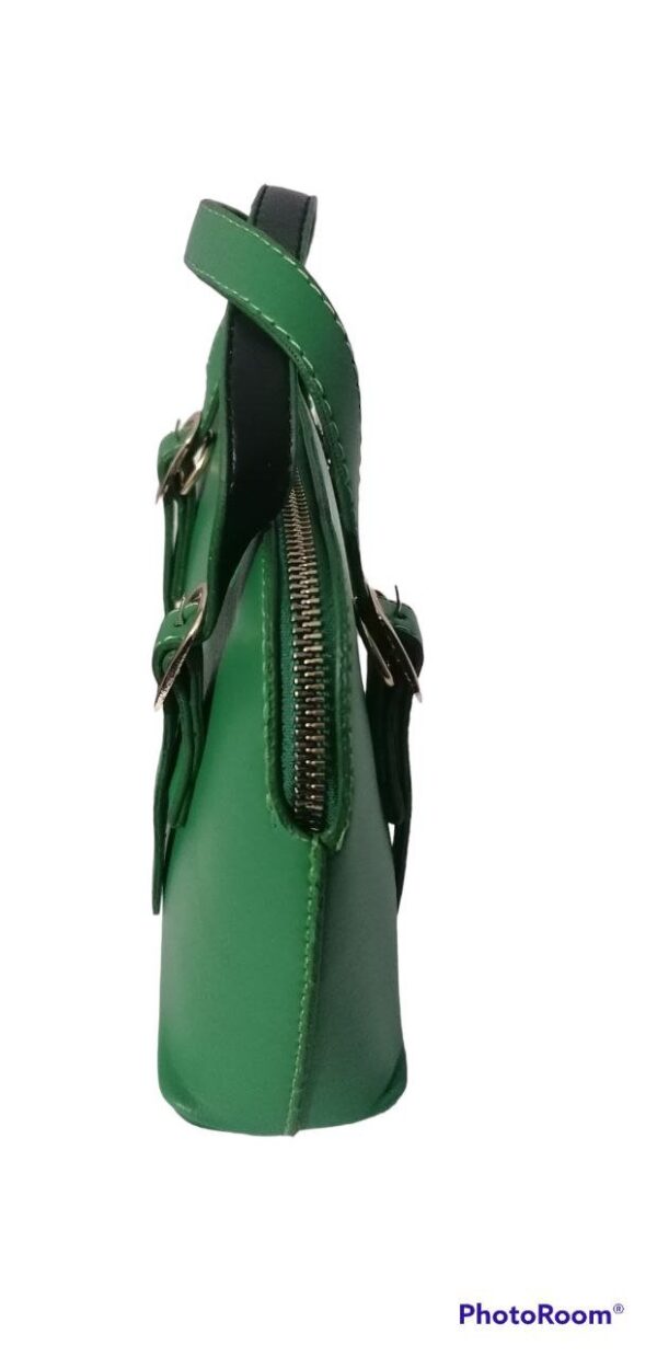 Deri Görünümlü Çapraz Omuz Çanta