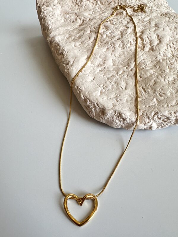 Kalp Detaylı Vip Kolye