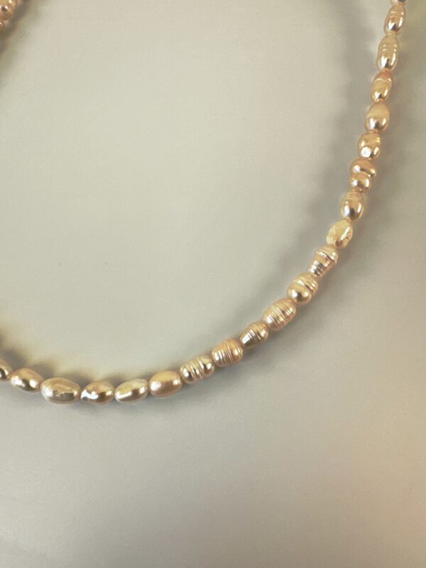 Gerçek Tatlı Su İncili Erkek İnci Kolye