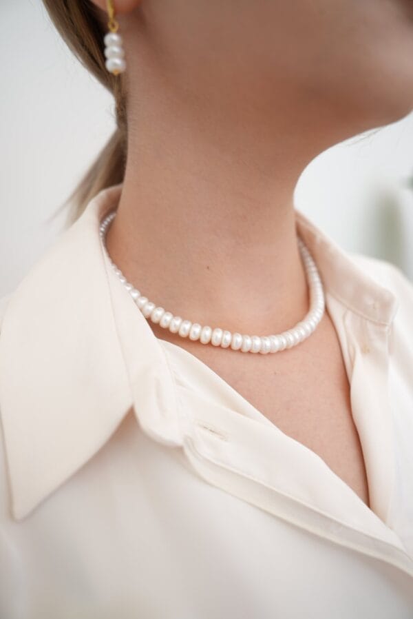 Diana Model Gerçek İnci Kolye