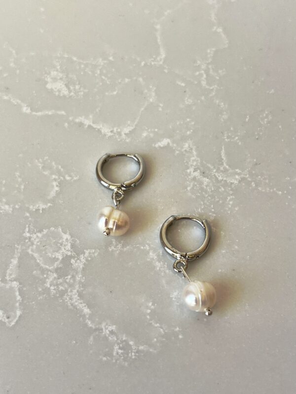 Aneikas 925 Ayar Gümüş İnci Küpe