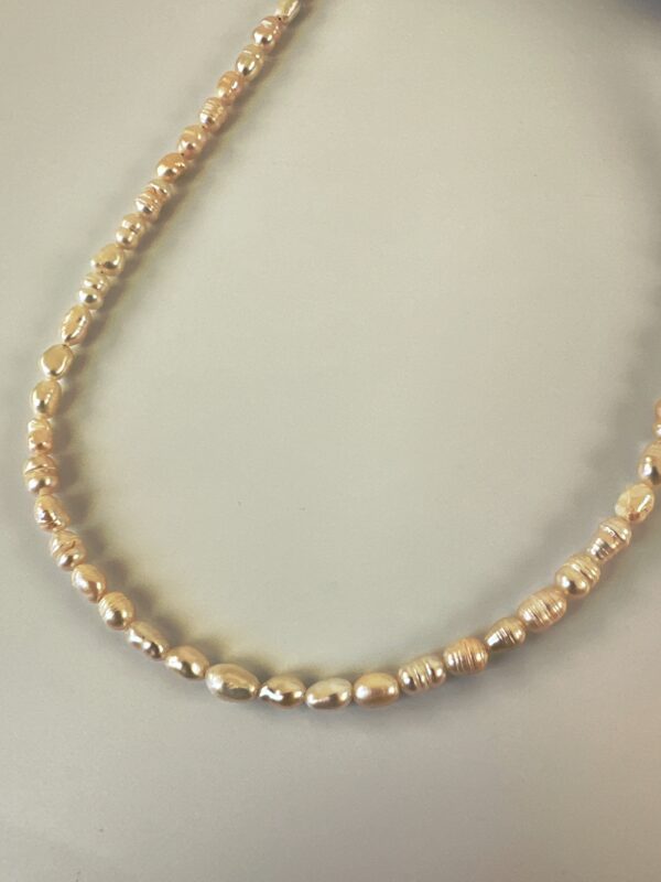 Gerçek Tatlı Su İncili Erkek İnci Kolye