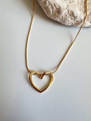 Kalp Detaylı Vip Kolye