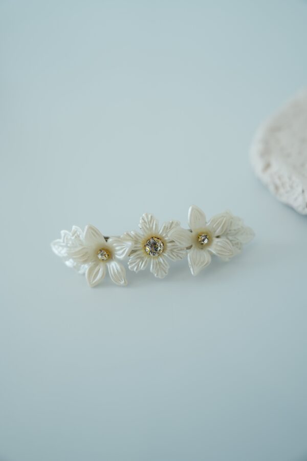 Ceres Çiçek Detaylı Gelin Saç Aksesuarı