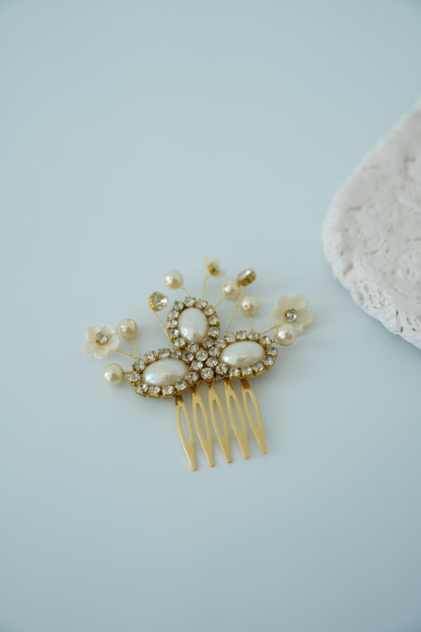 Selene Vintage Gold Gelin Saç Aksesuarı