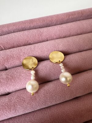 Vip Tasarım Gerçek İnci Küpe