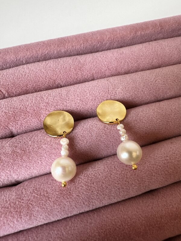 Vip Tasarım Gerçek İnci Küpe