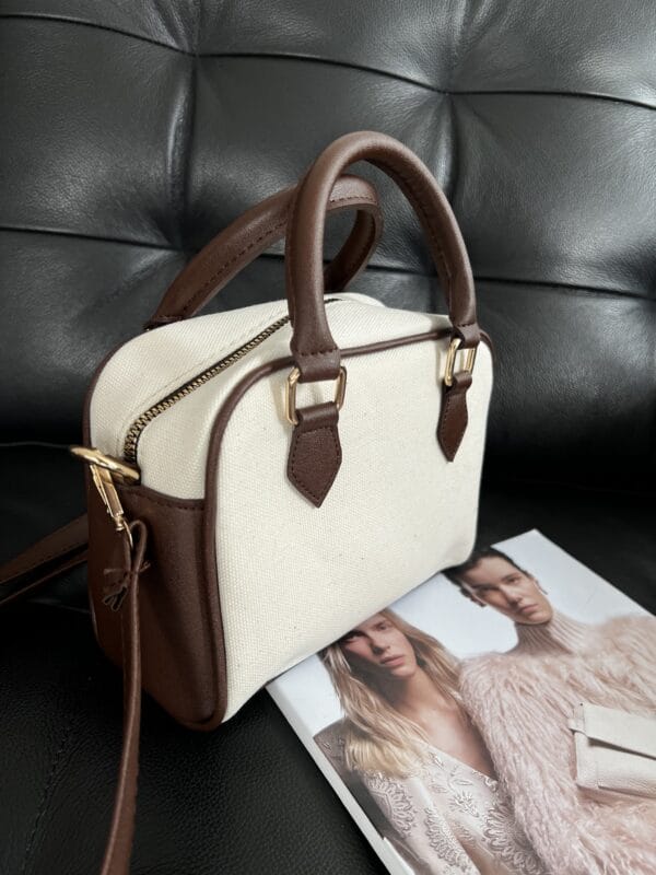 Kahverengi Keten Çanta