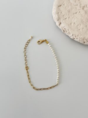 9318b490e27ab1c4c223b5198a6eb250-3.jpg İnci ve Zincir Birleşim Çelik Bileklik