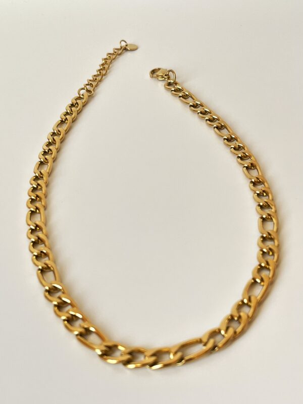 Zincir Model Çelik Kolye