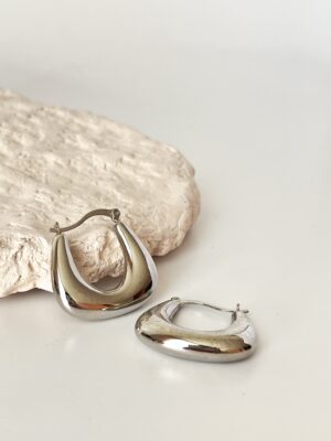 DC051274-2CAA-42FF-8194-EB362572975F.jpeg Pirinç Üzeri Rodyum Kaplama Vintage Halka Küpe