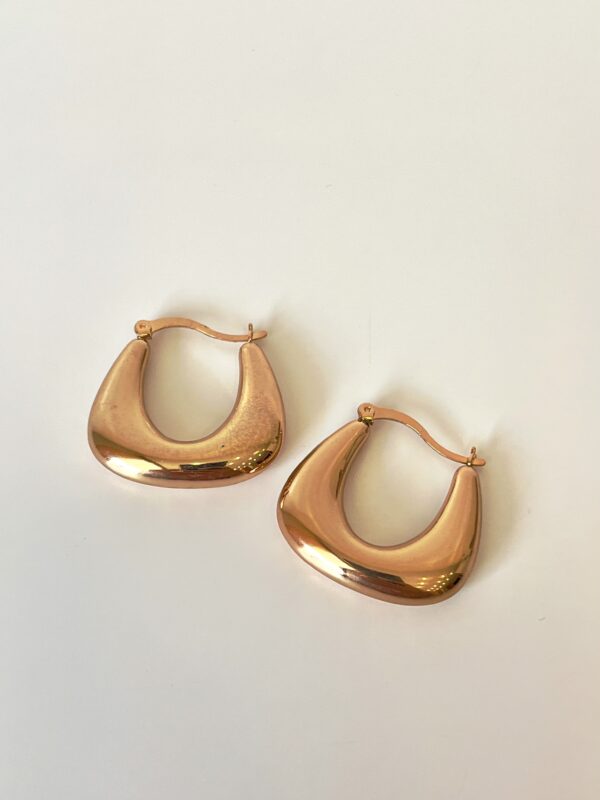 Altın Kaplama Halka Küpe