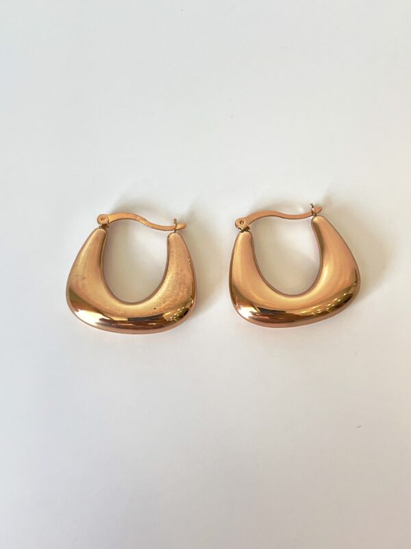 Altın Kaplama Halka Küpe