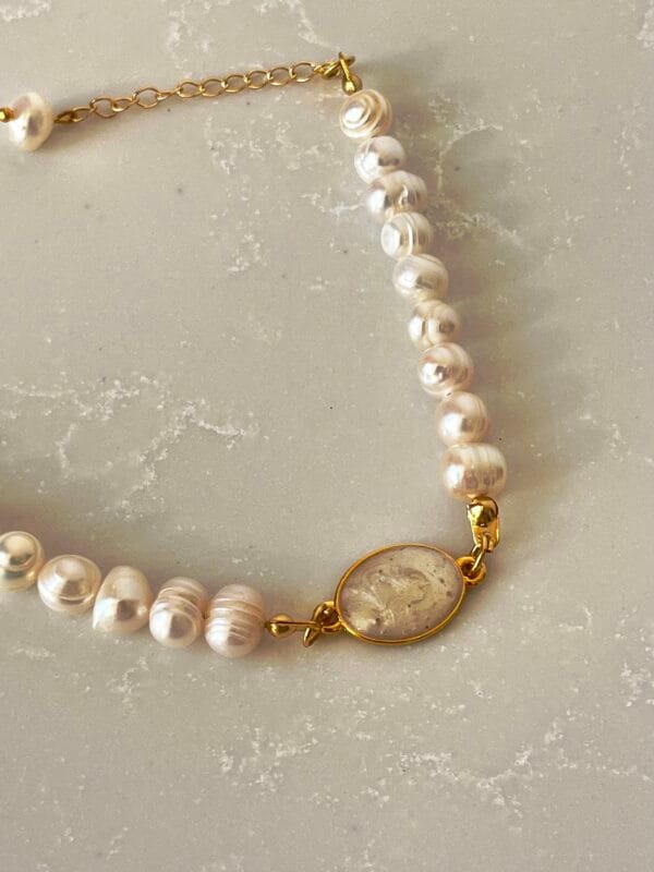 Sedefli Gerçek İnci Tasarım Bileklik