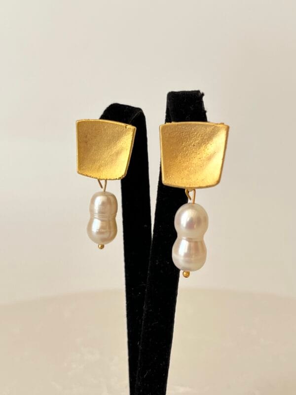 Tasarım Gerçek İnci Küpe