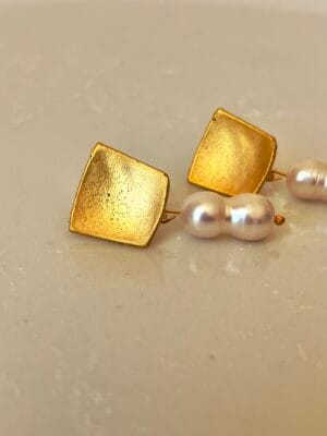 Tasarım Gerçek İnci Küpe