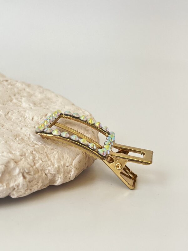 Kare Model Işıltılı Toka