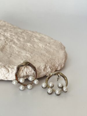 IMG-4587.jpg İnci Detaylı Pirinç Üzeri Rodyum Kaplama Küpe