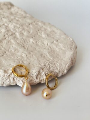 IMG-4738.jpg Somon İncili 24 K Altın Kaplama Halka Küpe