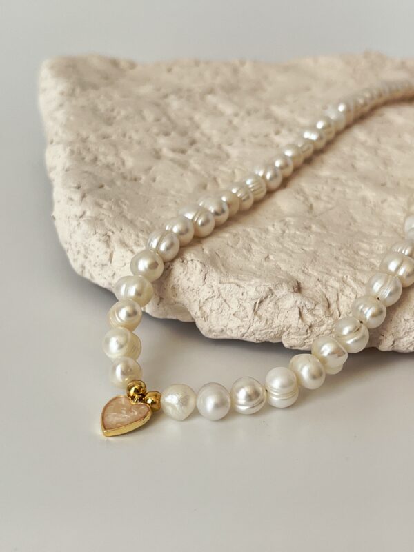 Sedef Kalpli İnci Kolye