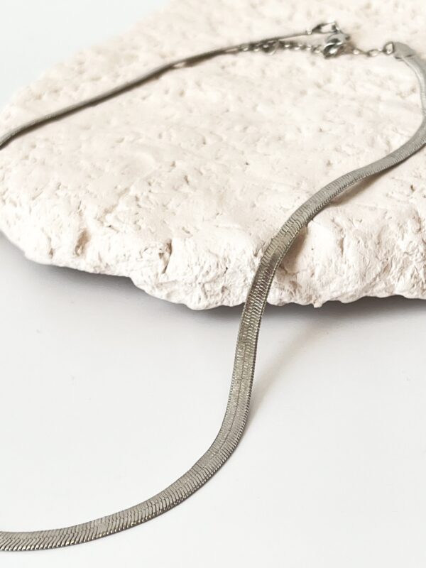 Agatha Çelik Kısa İtalyan Kolye