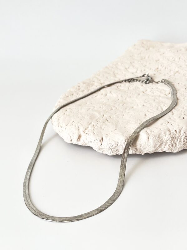 Agatha Çelik Kısa İtalyan Kolye