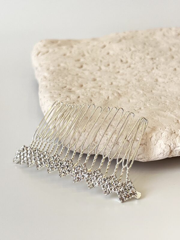 Parlak Zirkon Taşlı Gelin Tokası