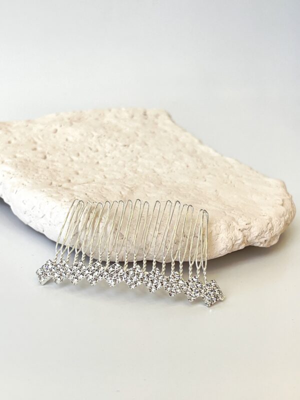 Parlak Zirkon Taşlı Gelin Tokası