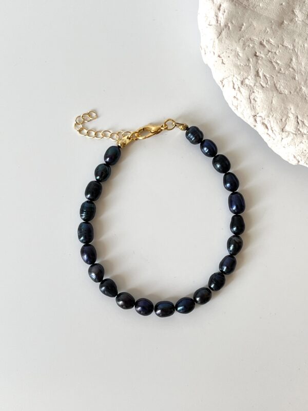 Gerçek Siyah İnci Bileklik