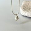 Damla İnci Detaylı Kolye