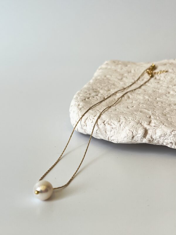 Damla İnci Detaylı Kolye