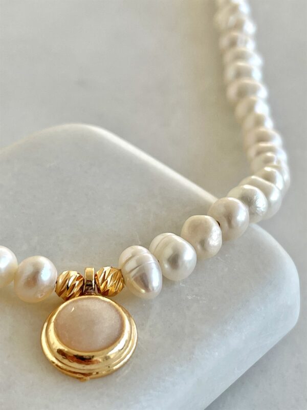 Modra Gerçek İnci Kolye