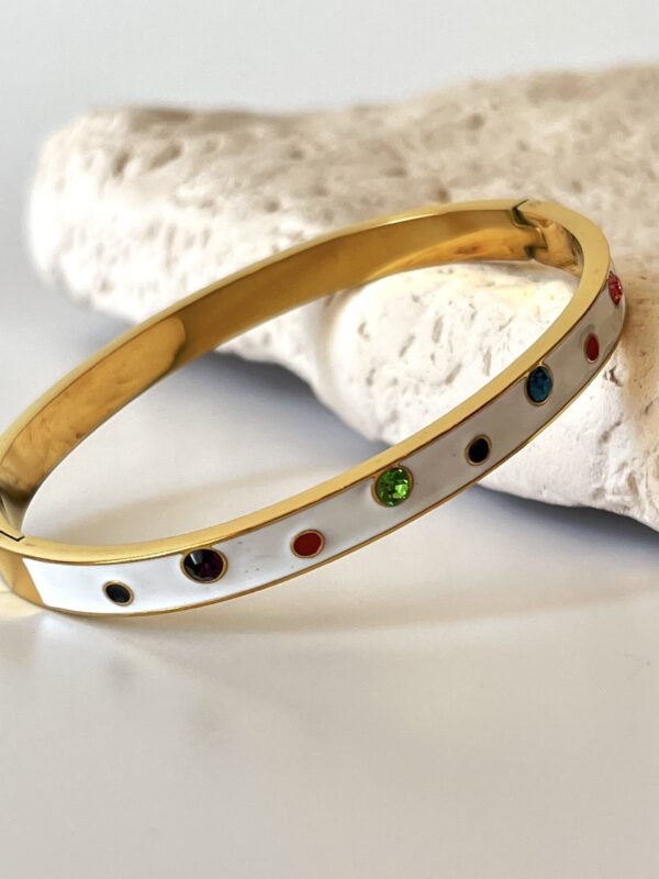 Beyaz Mineli Çelik Kelepçe