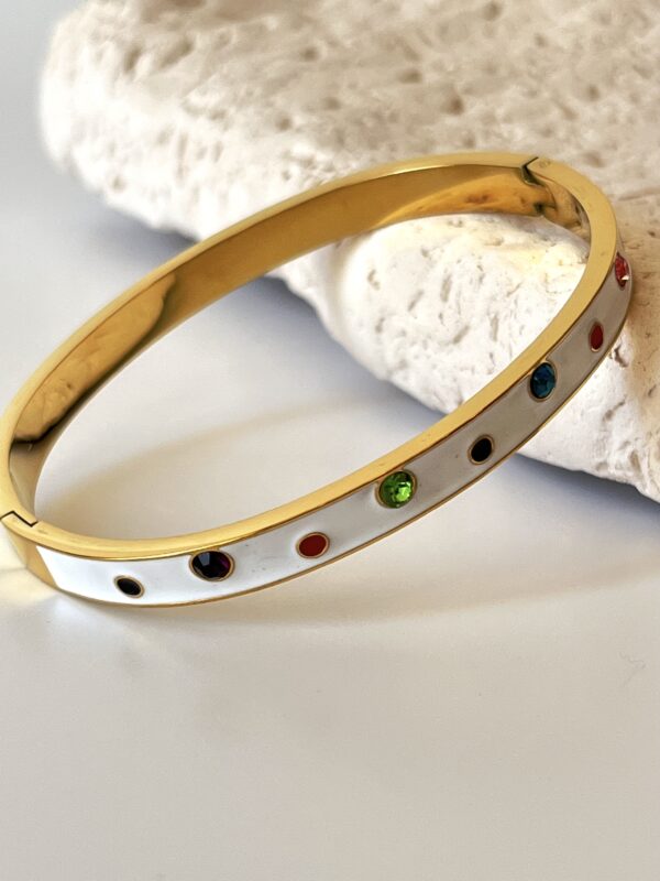 Beyaz Mineli Çelik Kelepçe