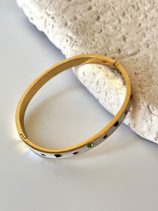 Beyaz Mineli Çelik Kelepçe