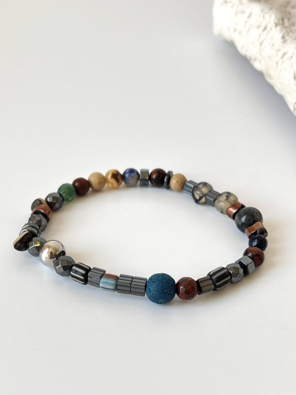 Mix Erkek Doğaltaş Bileklik