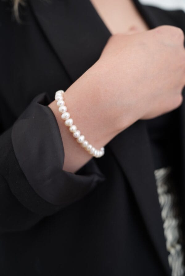 Angelina Gerçek İnci Bileklik