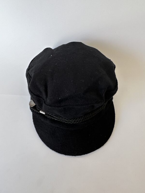 Kadın Kışlık Şapka Denizci Tipi Kaşe Kumaş