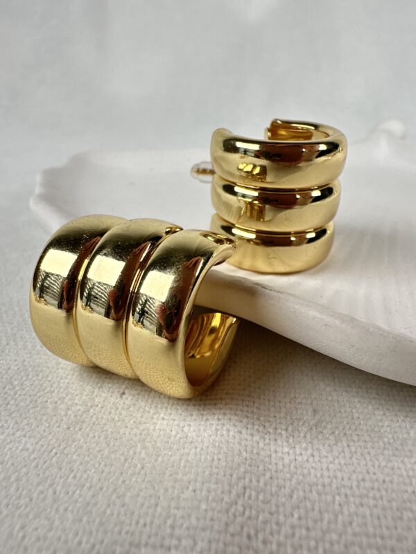 Kalın Halka Model Kadın Küpe