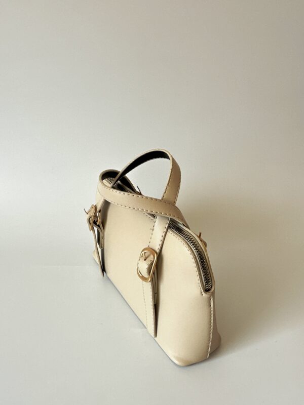 Deri Görünümlü Çapraz Omuz Çanta