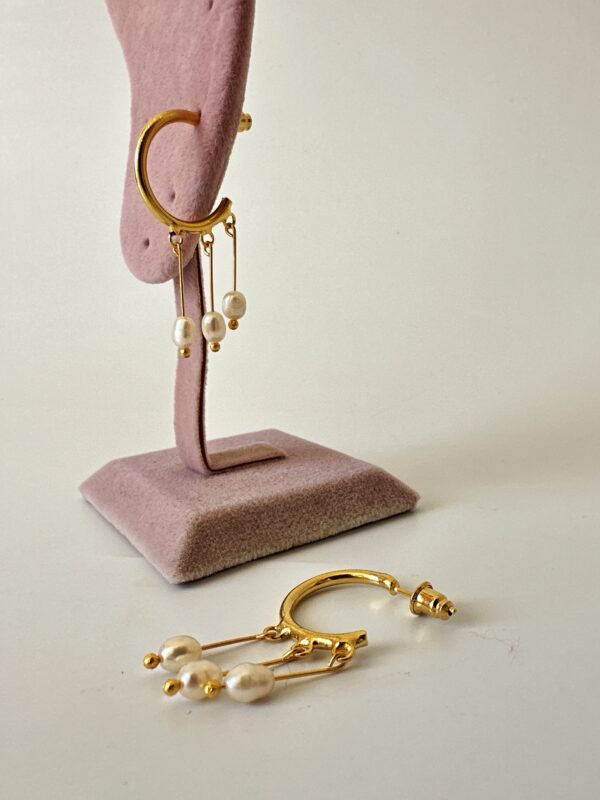 Tasarım Gerçek inci küpe