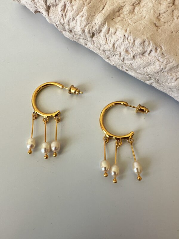 Tasarım Gerçek inci küpe