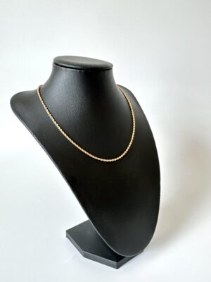 Altın Renk Burgulu Çelik Zincir Kolye