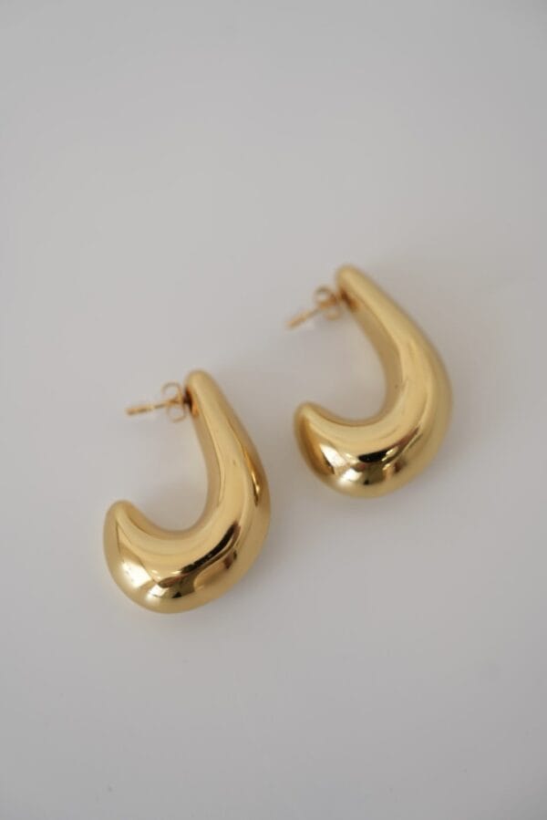 Vintage Büyük Çelik Küpe