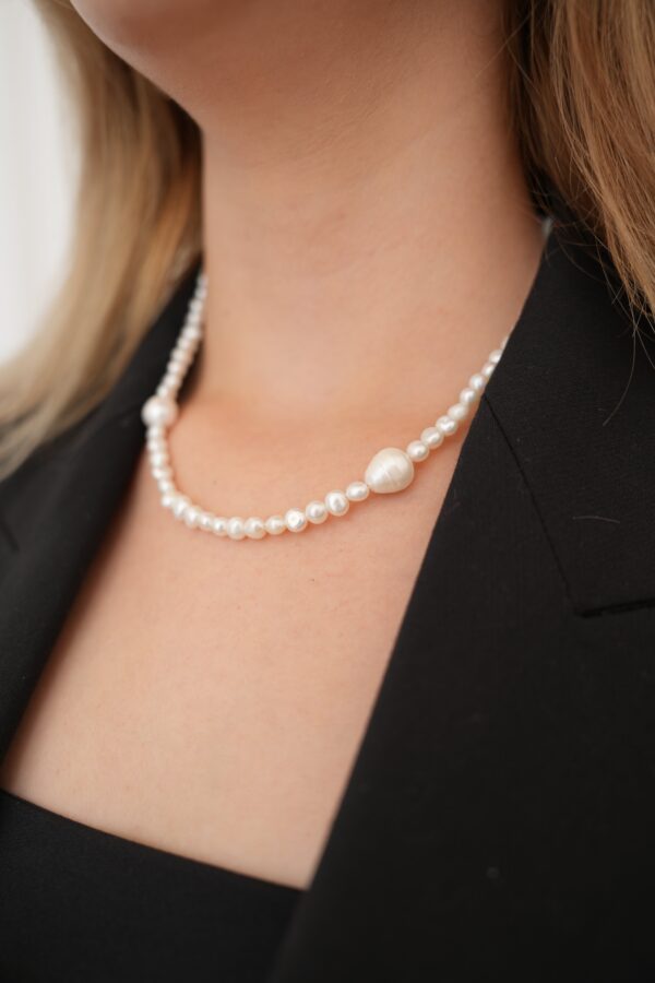 Damla İnci Detaylı Vip Gerçek İnci Kolye Bileklik ve Küpe Seti